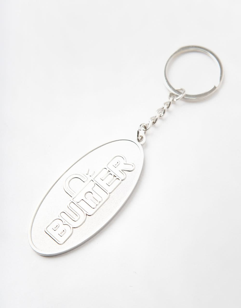 Butter Goods Lock Metal Keychain - Silver