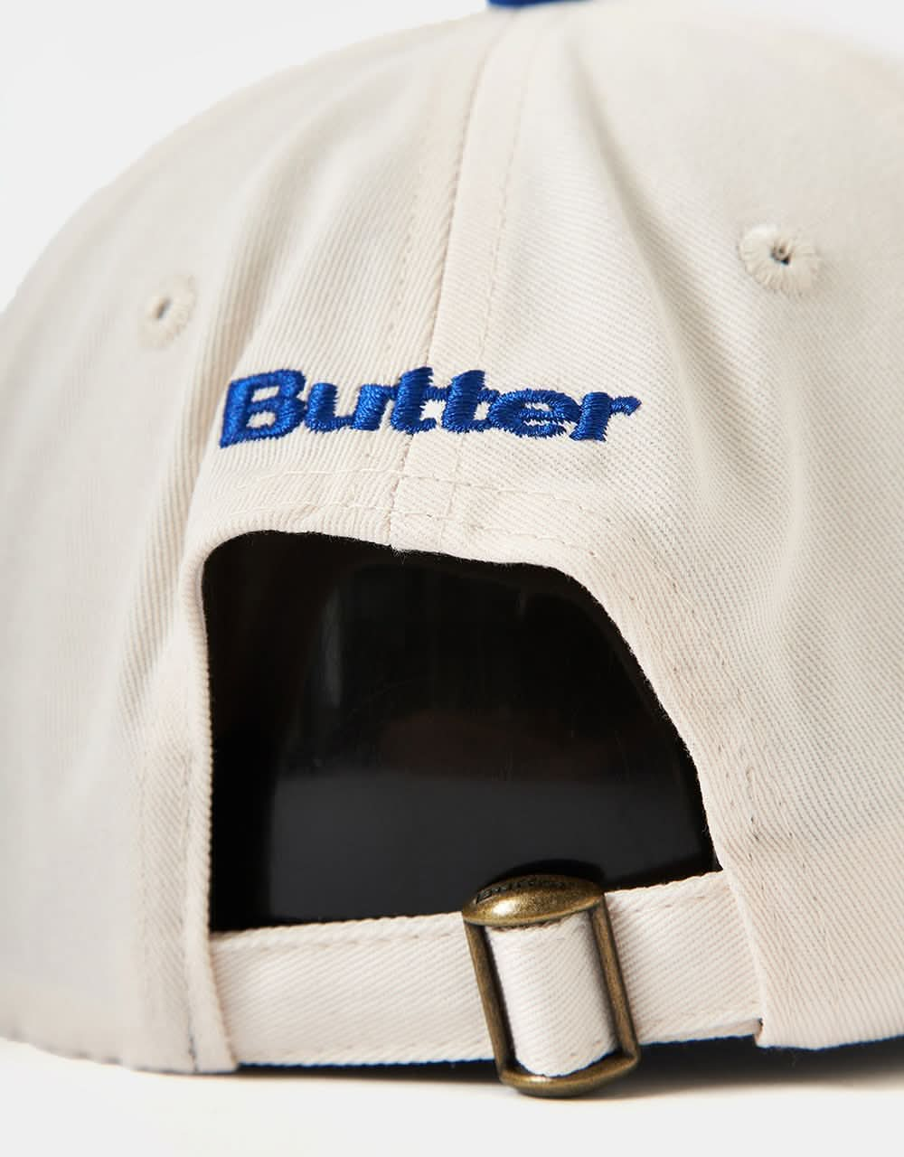 Butter Goods x Blue Note 6 Panel Cap - Natural/Royal Blue