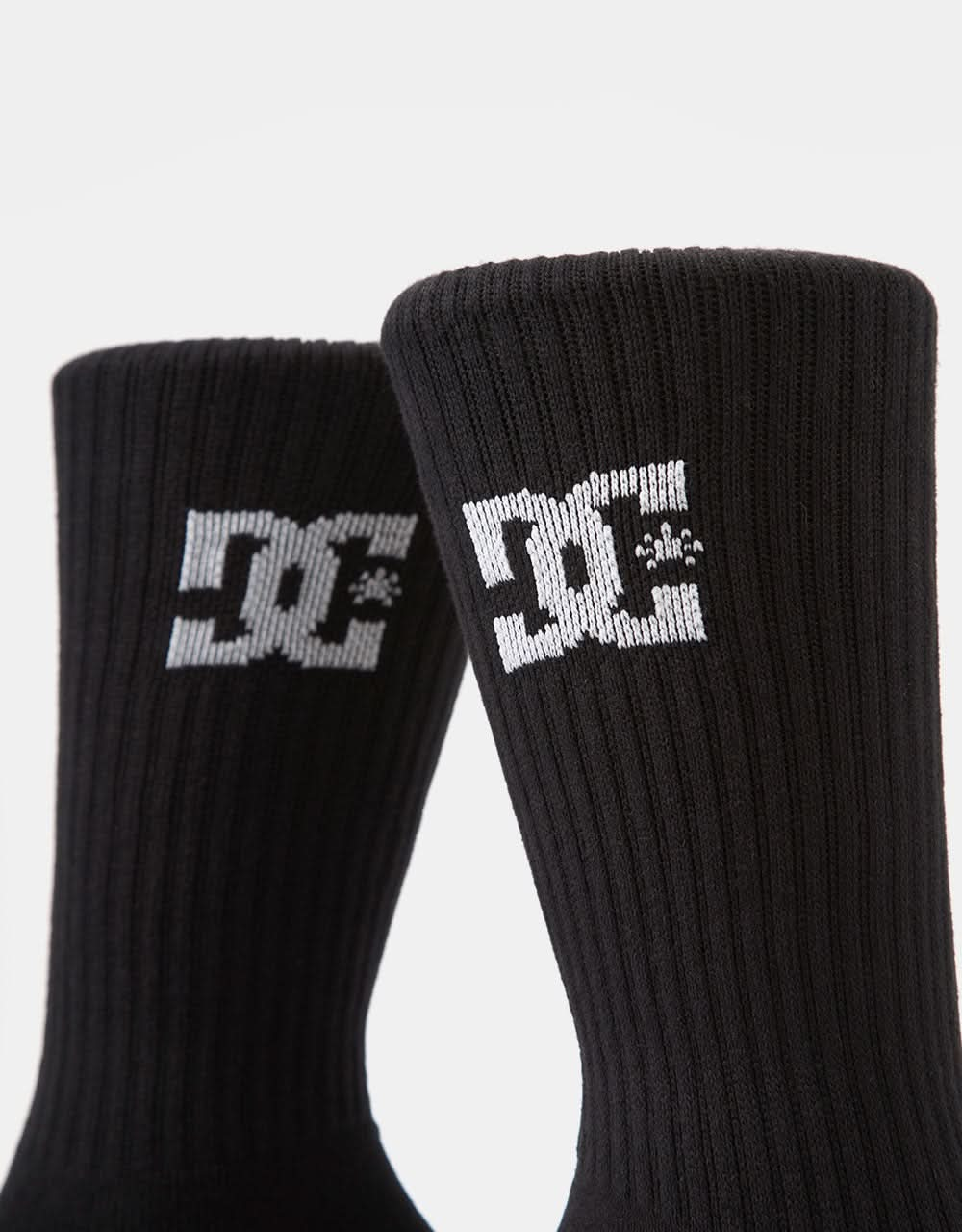 DC Crew 5 Pack Socks - Black