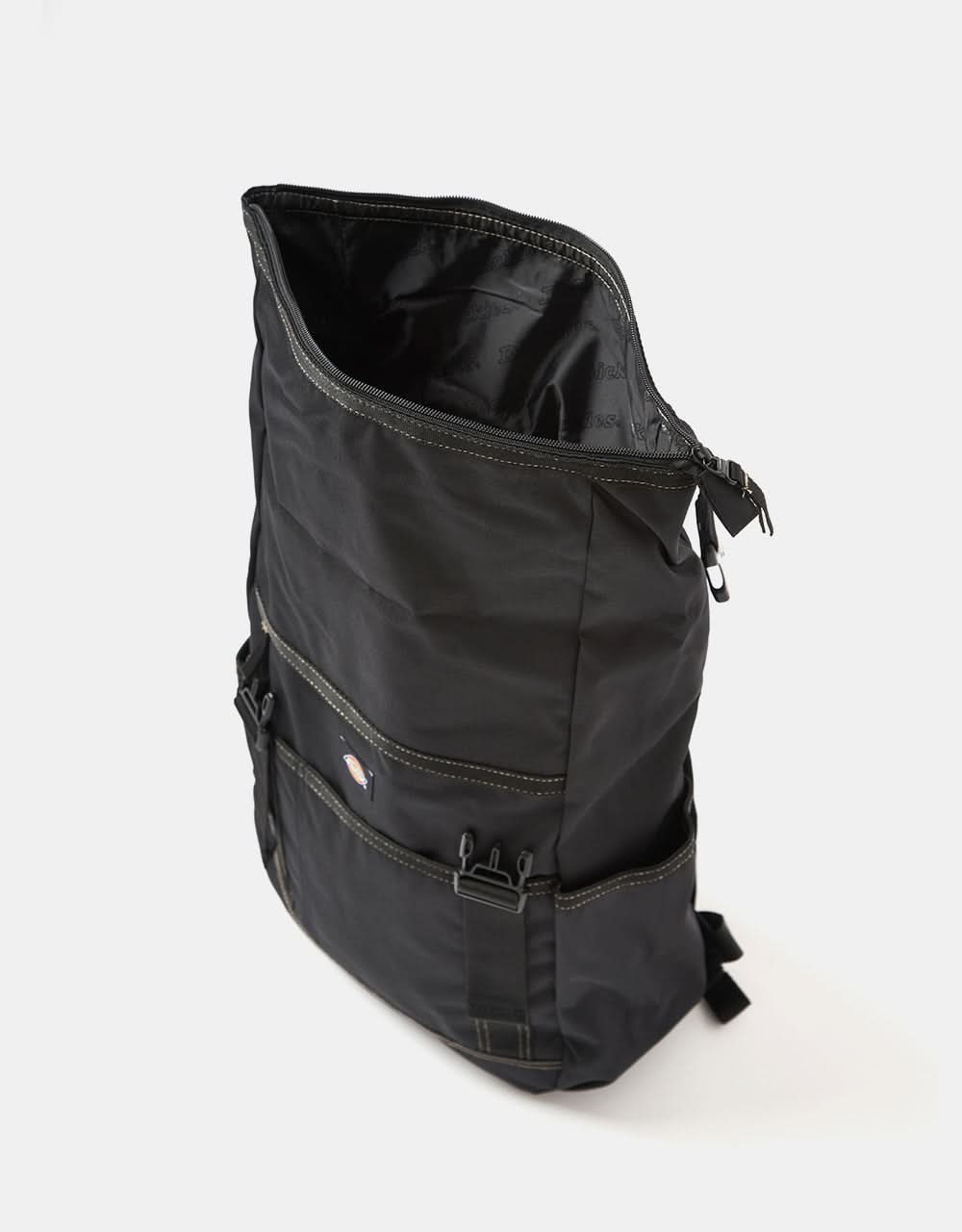 Mochila Dickies Ashville con parte superior enrollable - Negro