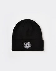 Gorro Spitfire Classic '87 Swirl Patch Cuff - Negro/Blanco