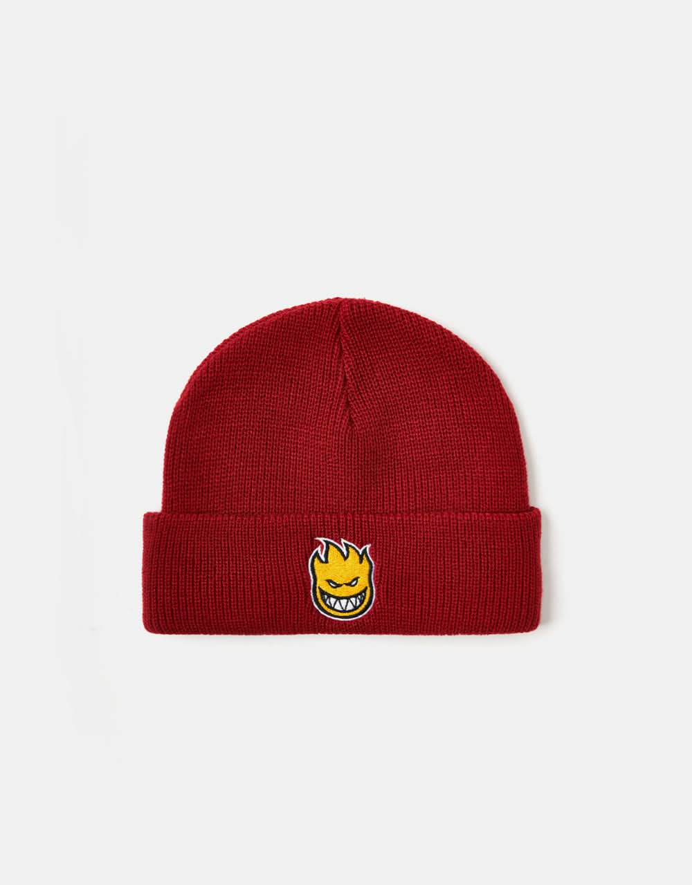 Spitfire Bighead Fill Cuff Beanie - Dark Red/Gold