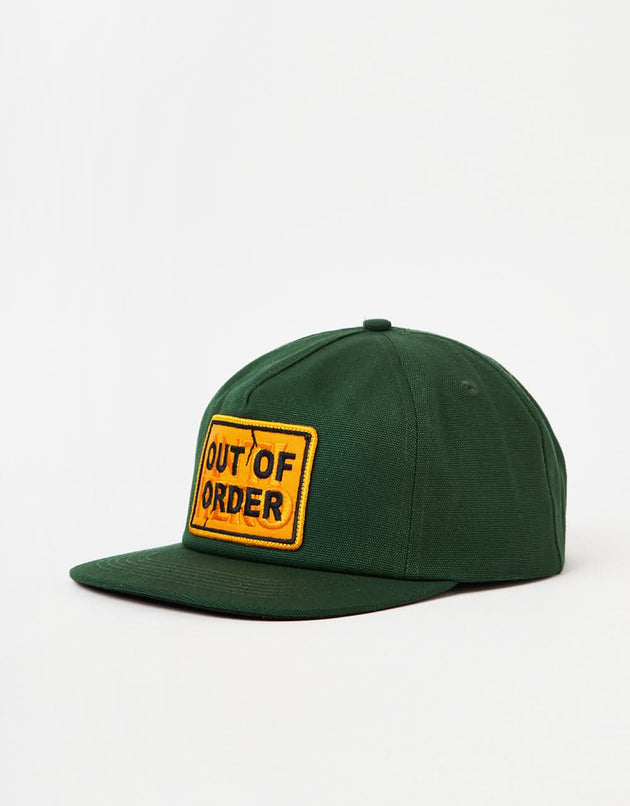 Gorra Anti Hero Out Of Order - Verde Bosque/Naranja