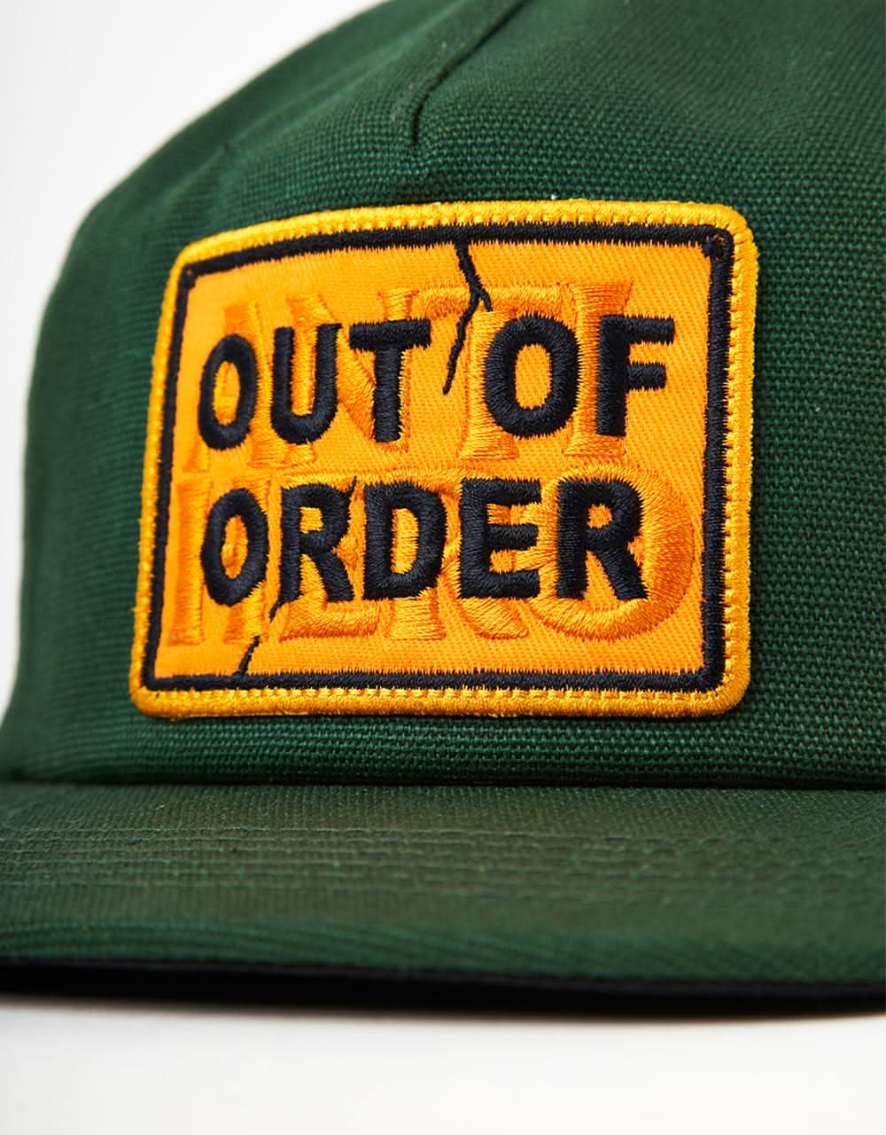 Gorra Anti Hero Out Of Order - Verde Bosque/Naranja