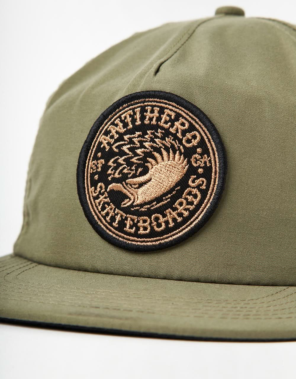 Anti Hero Eagle Round Cap - Moss/Bronze/Black