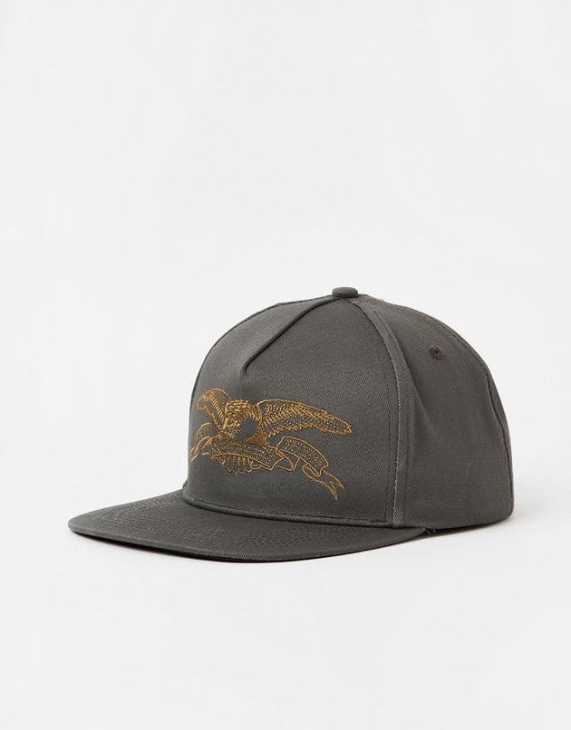 Anti Hero Basic Eagle Cap - Dark Charcoal/Tan