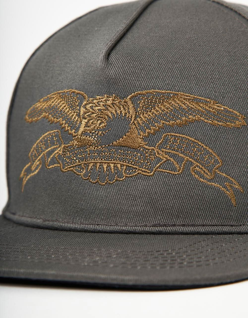 Anti Hero Basic Eagle Cap - Dark Charcoal/Tan