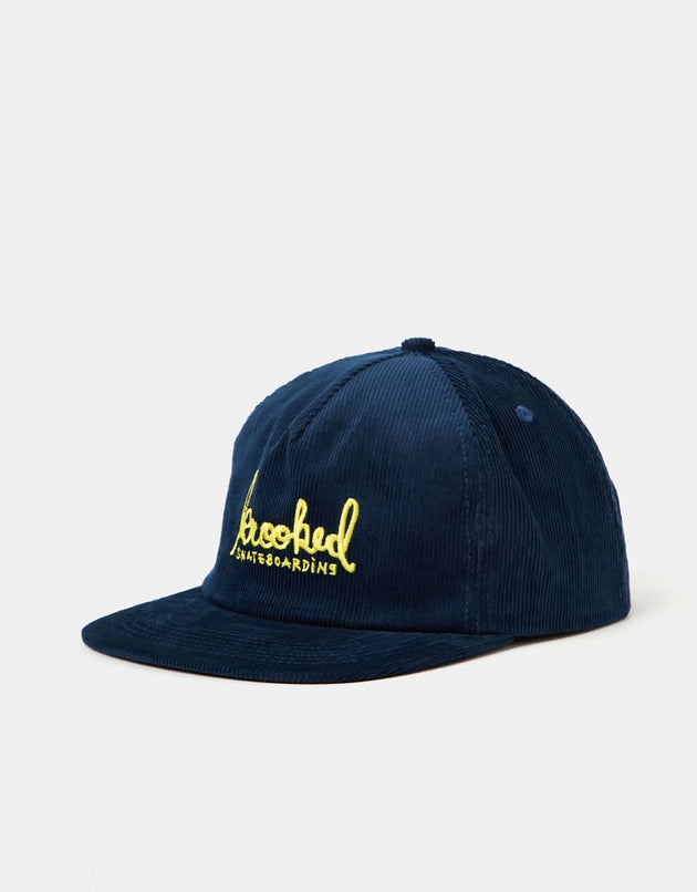 Cappellino Krooked Skript - Blu/Giallo