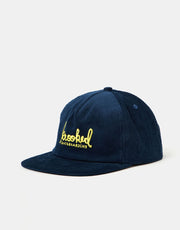 Gorra Krooked Skript - Azul/Amarillo