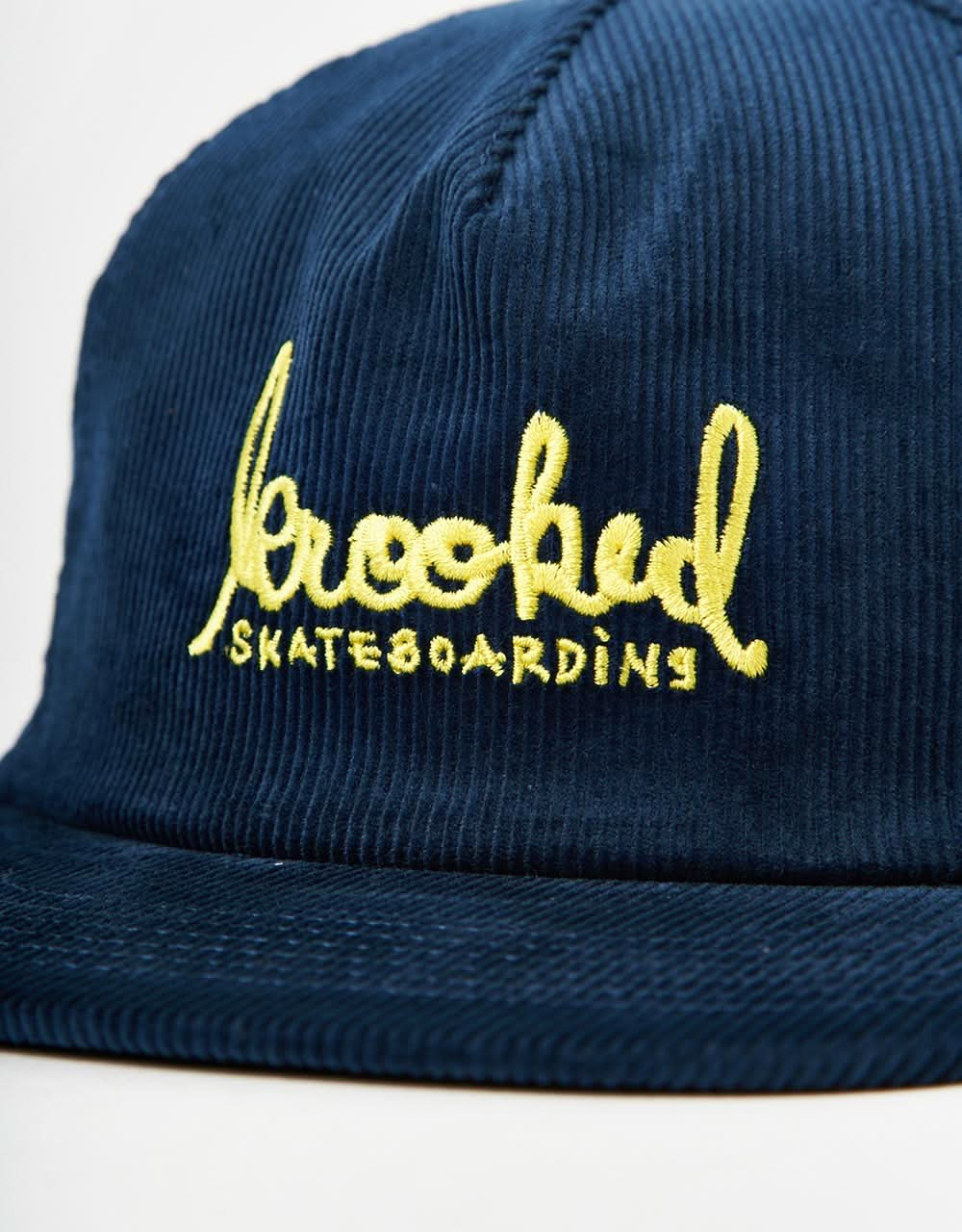 Casquette Krooked Skript - Bleu/Jaune