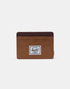 Herschel Supply Co. Charlie Cardholder - Rubber/Chicory Coffee