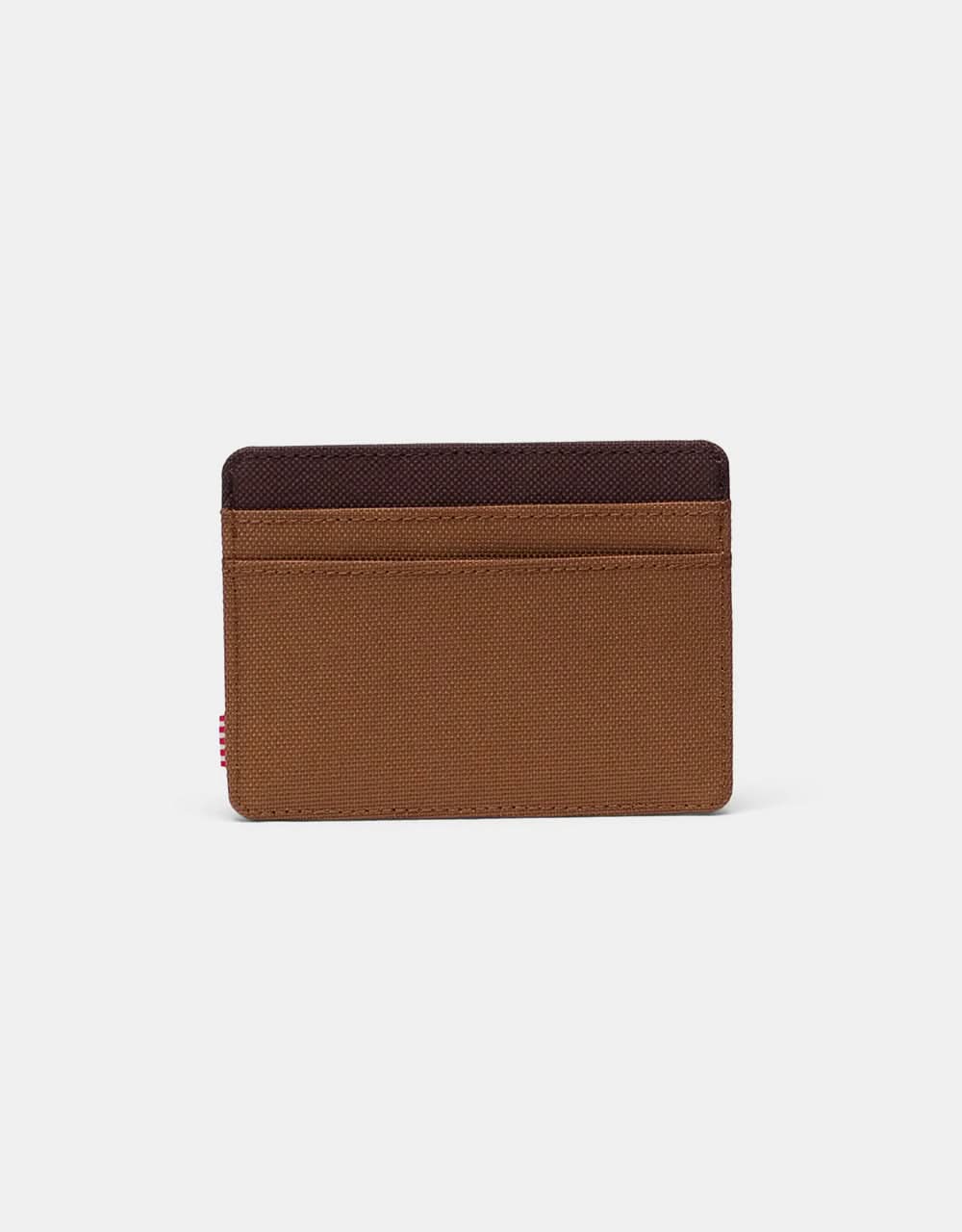 Herschel Supply Co. Charlie Cardholder - Rubber/Chicory Coffee