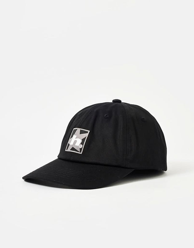 Gorra con visera curva de 6 paneles Star Box Logo de HUF - Negro