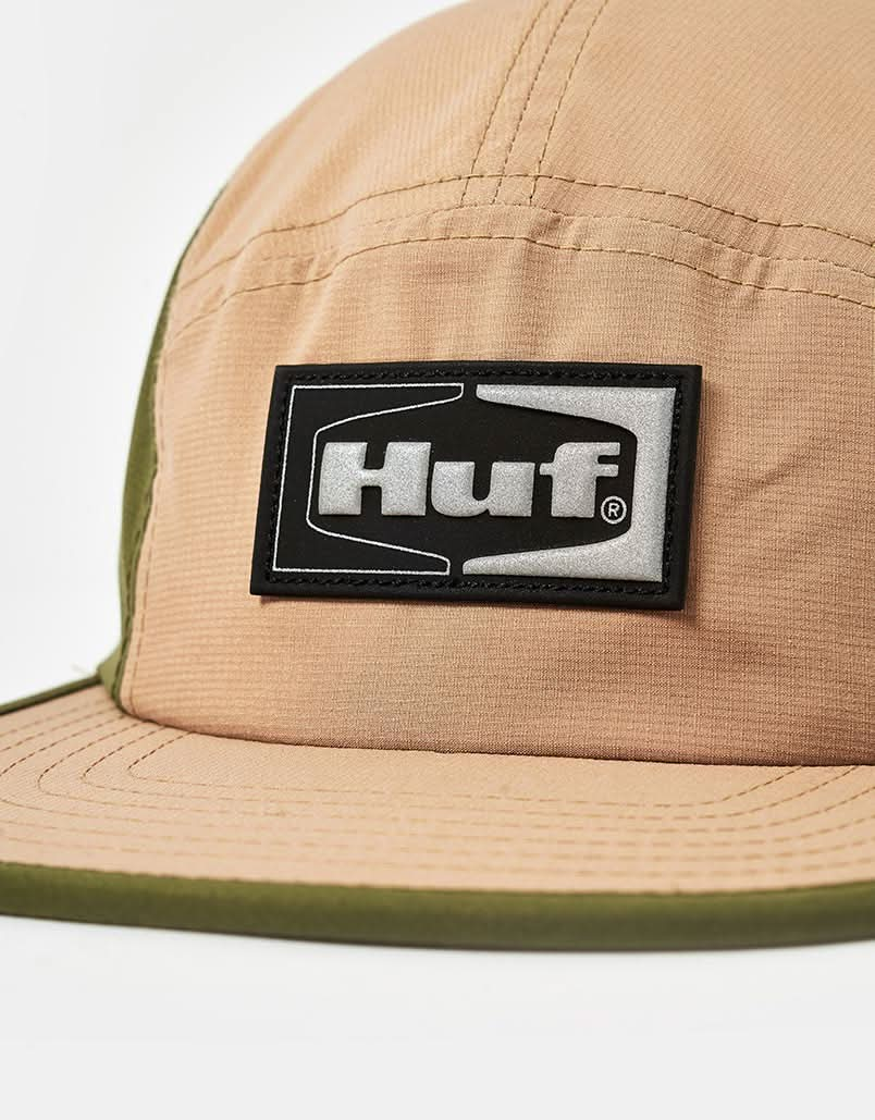 Casquette 5 Panel HUF Cinch Tech Volley - Sable