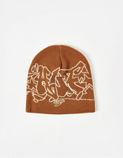 Bonnet Skull HUF Outlines - Russet