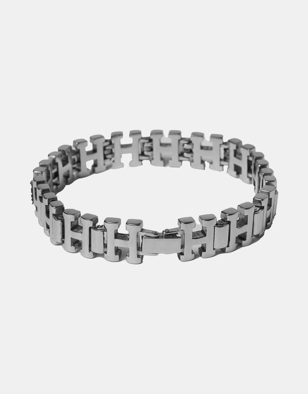 Bracciale a maglie HUF - Argento