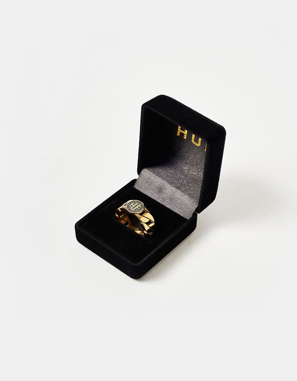 HUF Regional Cuban Link Ring - Gold