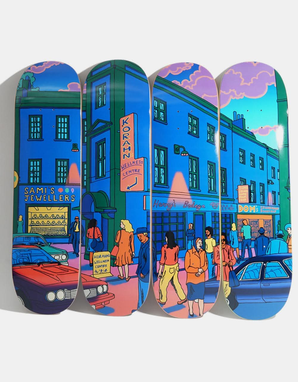 Skateboard Cafe Sami's Jewellers "High Street" Series Skateboard Deck - 8.25"