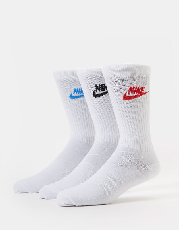 Nike SB Everyday Essential Crew Socks 3 Pack - Multi-Color