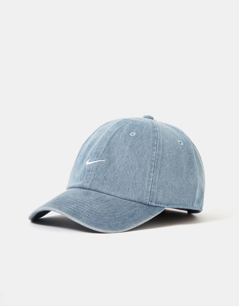 Cappellino in denim non strutturato Nike SB - Tempesta Egea/Blu Tuono/Bianco