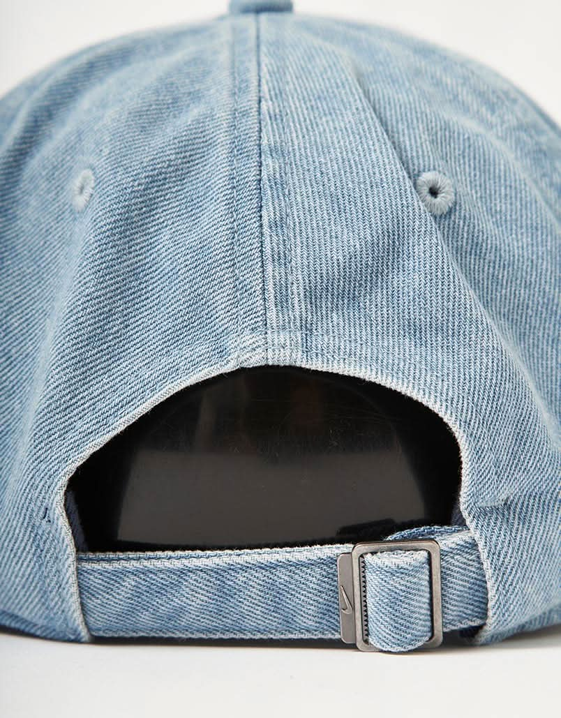 Nike SB Unstructured Denim Cap - Aegean Storm/Thunder Blue/White