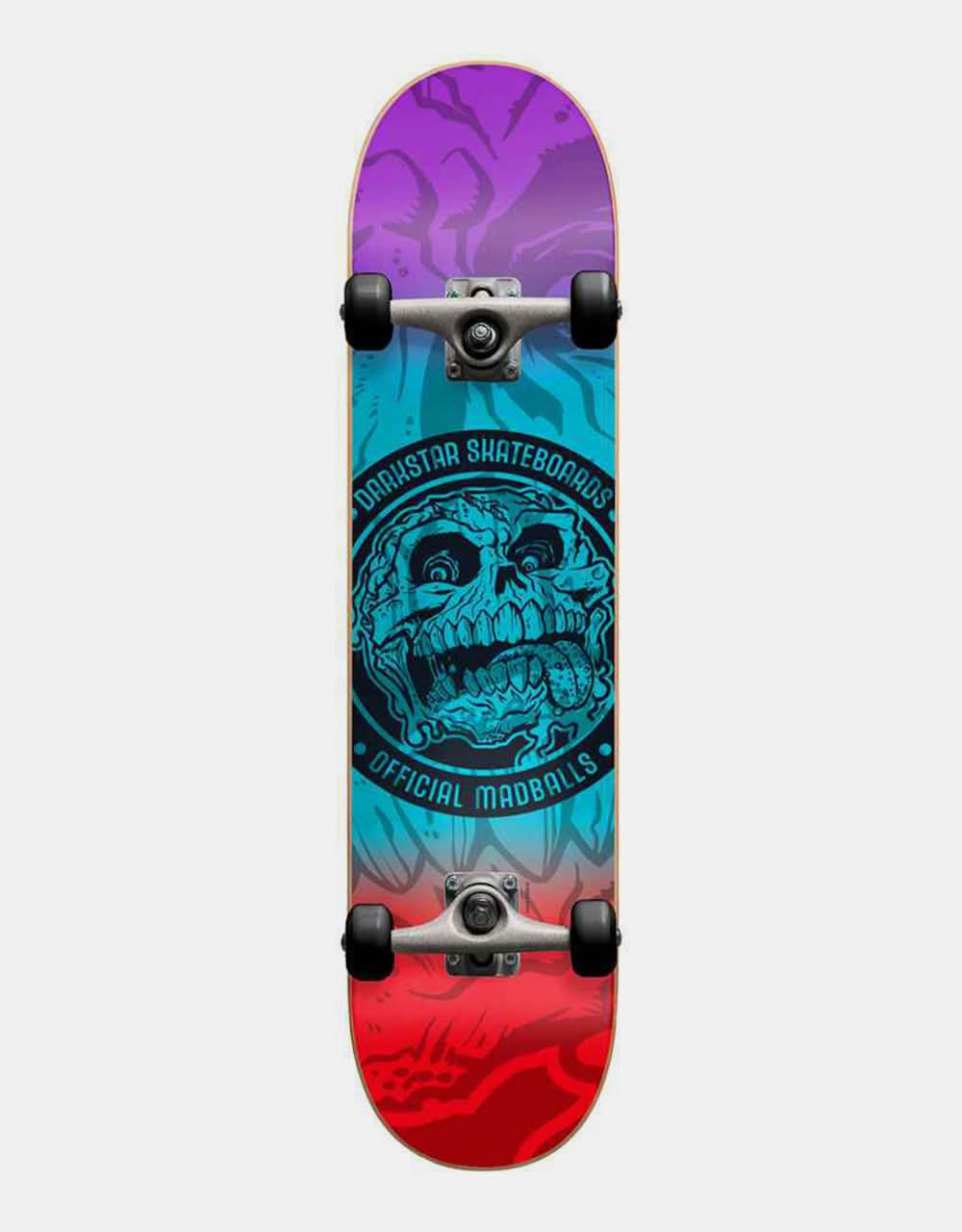 Monopatín completo oficial Darkstar x Madballs Fade - 8,25"