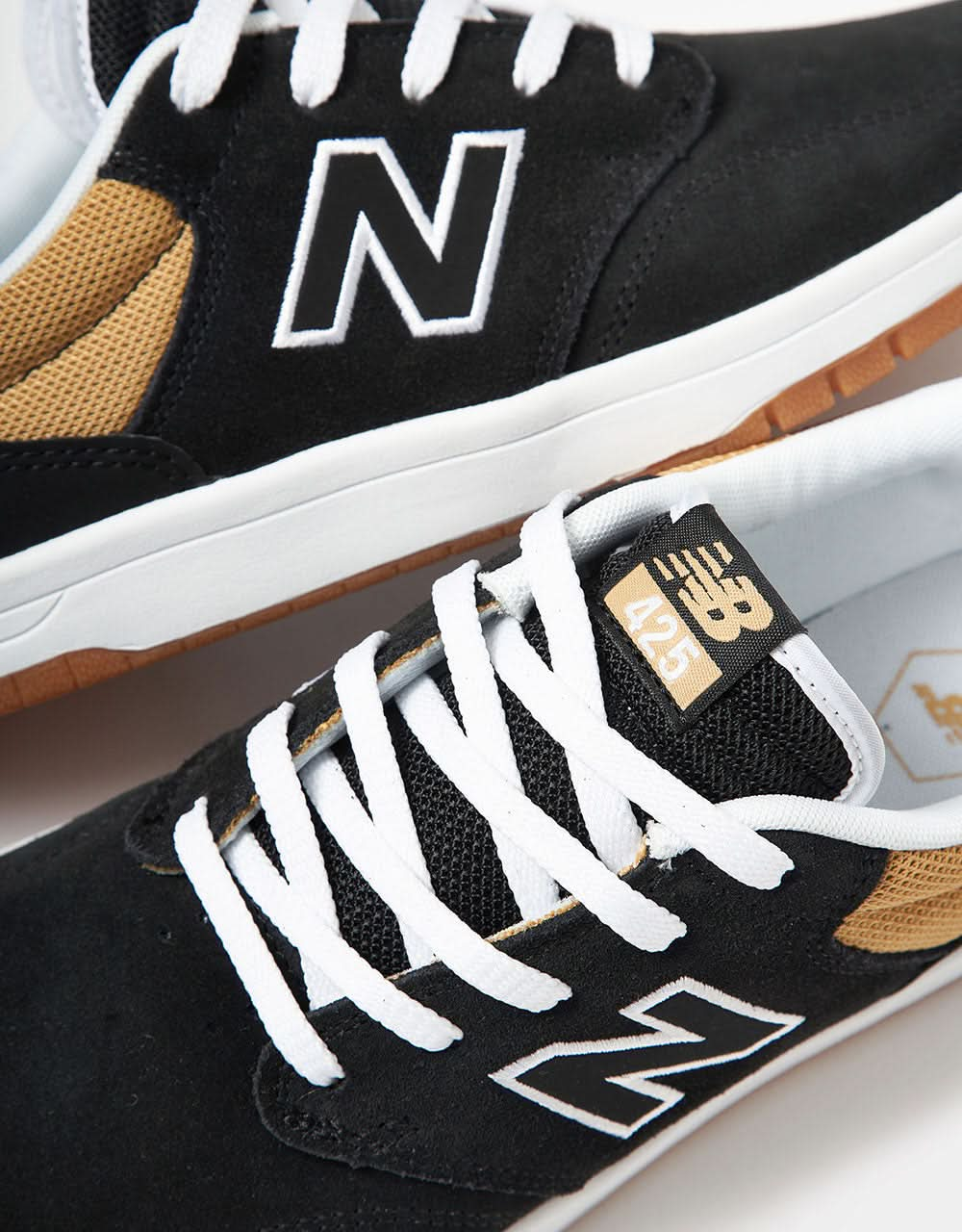 New Balance Numeric 425 Skate Shoes - Black/Tan