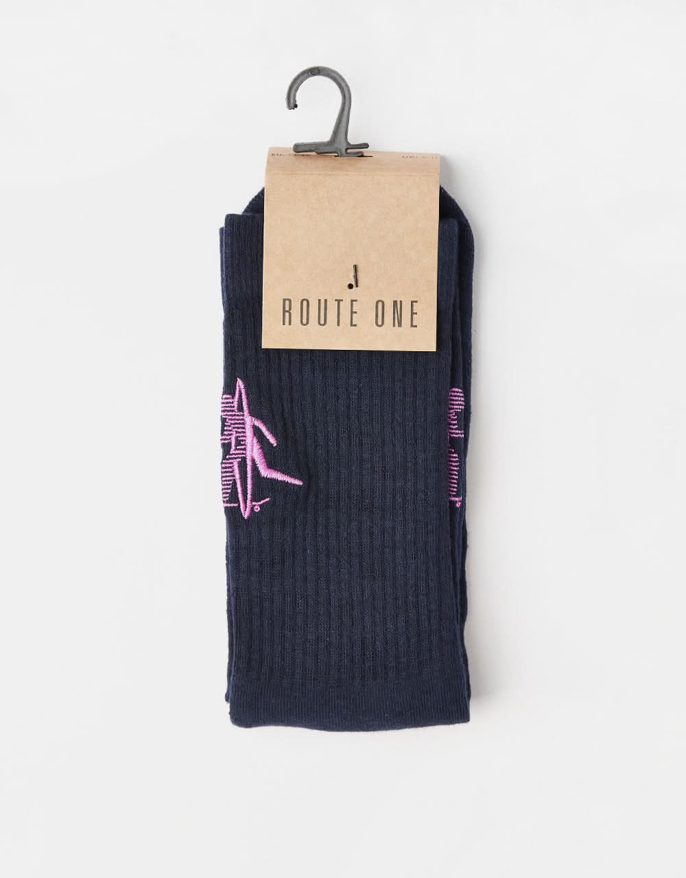 Route One Final Frontier Crew Socks - Pageant Blue