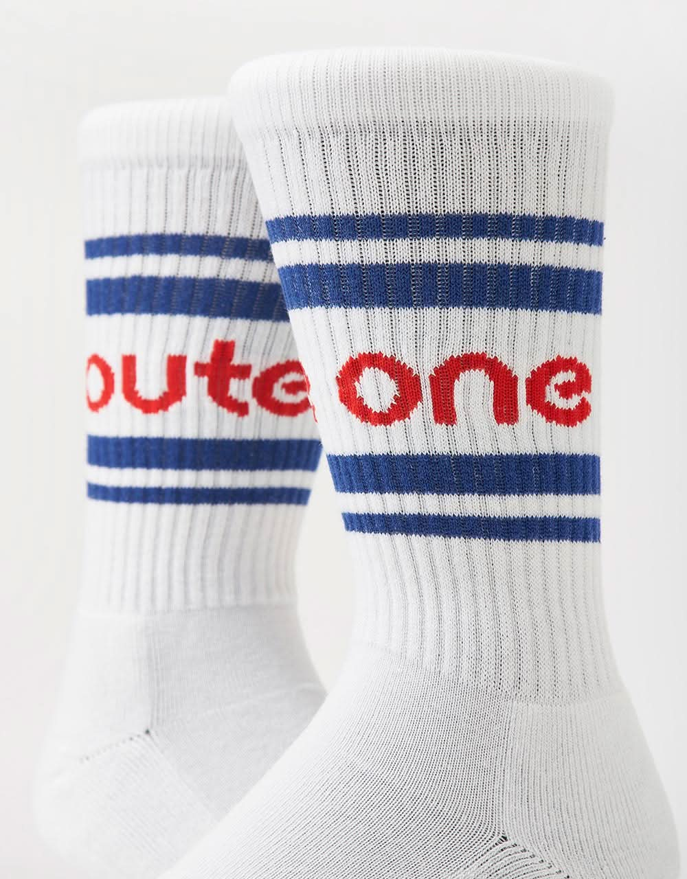 Route One Evermore Crew Socks - White