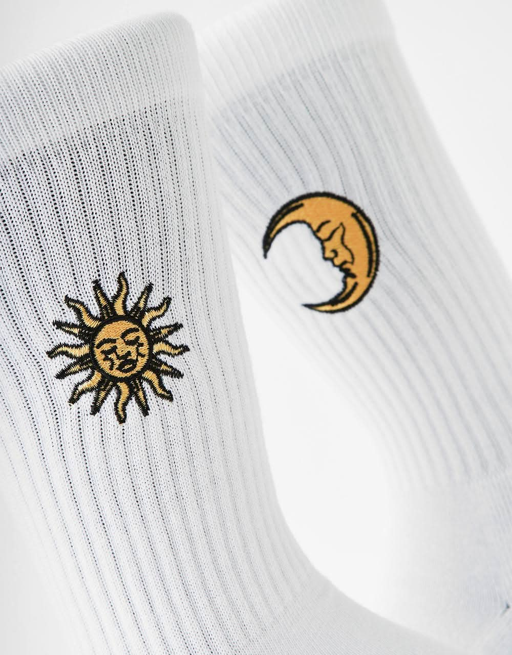 Route One Sun & Moon Crew Socks - Multi