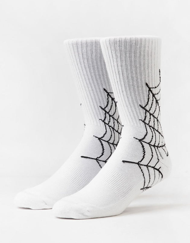 Route One Web Crew Socks - White