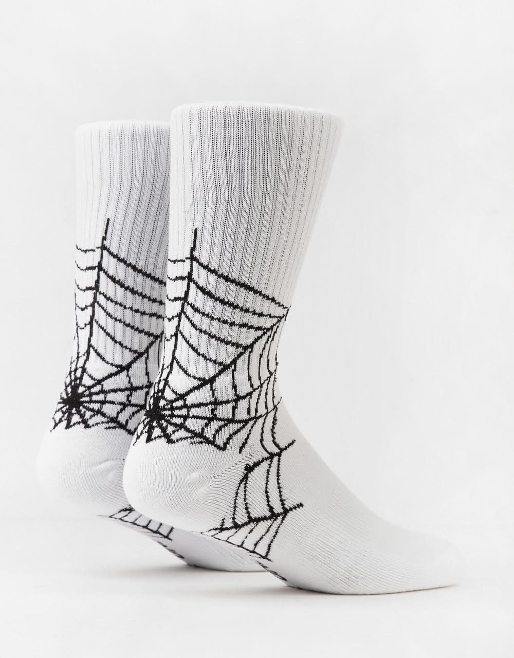 Route One Web Crew Socks - White