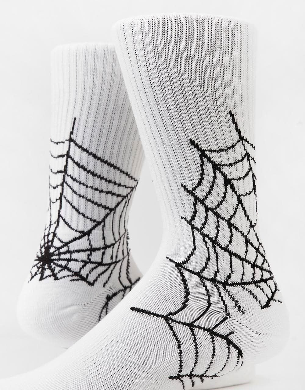 Route One Web Crew Socks - White