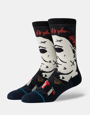 Stance x Legends Of Horror Michael Myers Crew Socks - Navy