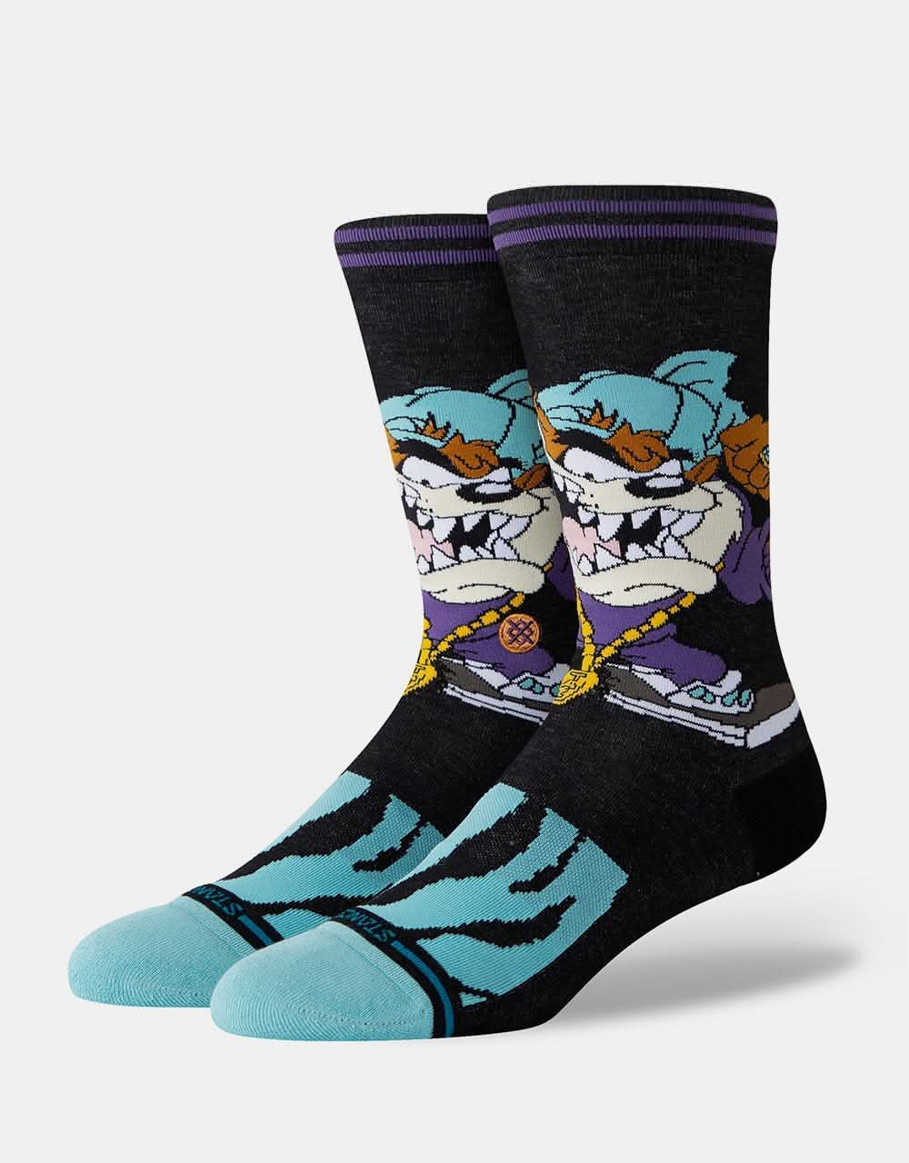 Stance x Looney Tunes Taz Crew Socks - Black