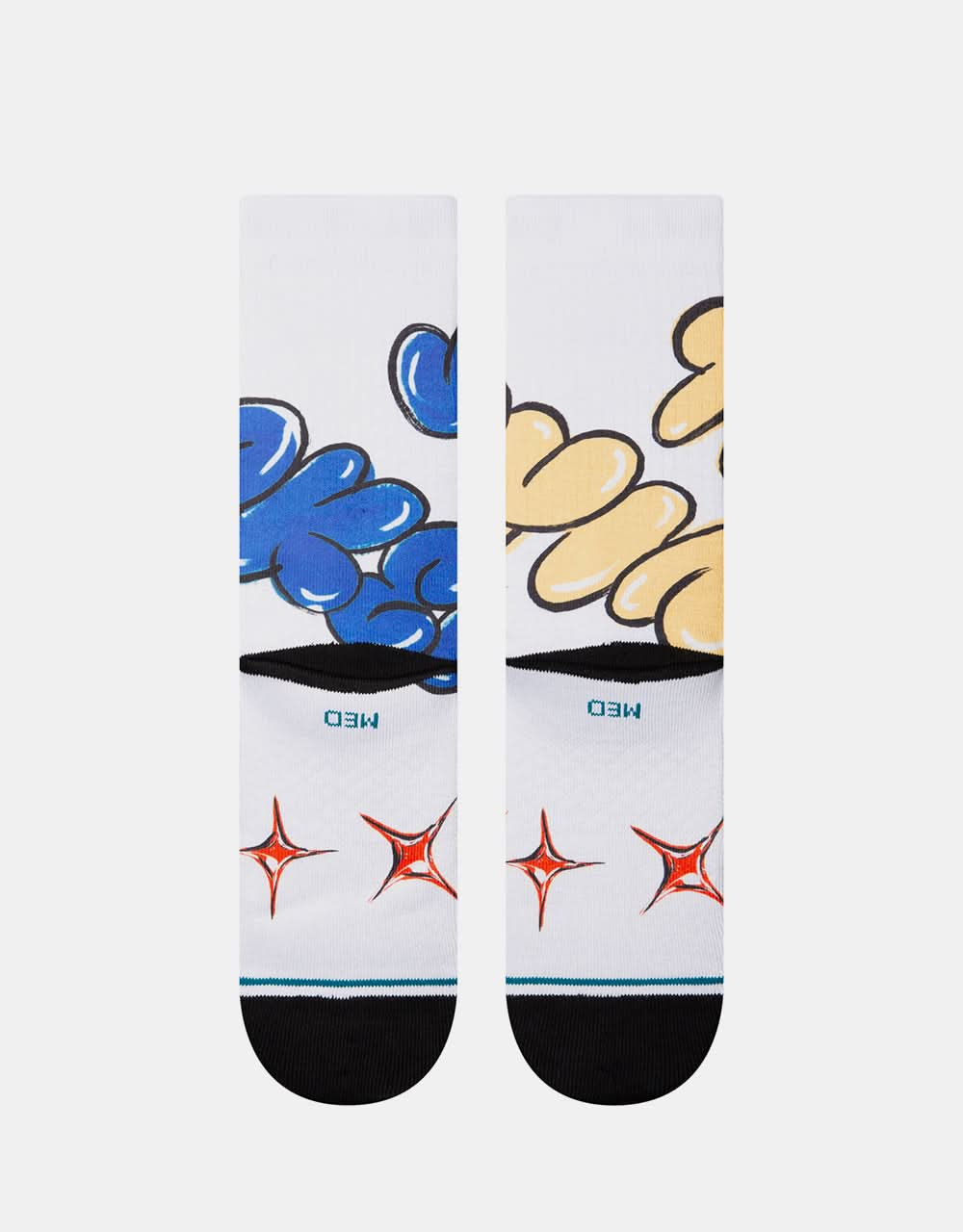 Stance x Cheyne Brooking Tryin Sucker Crew Socks - White