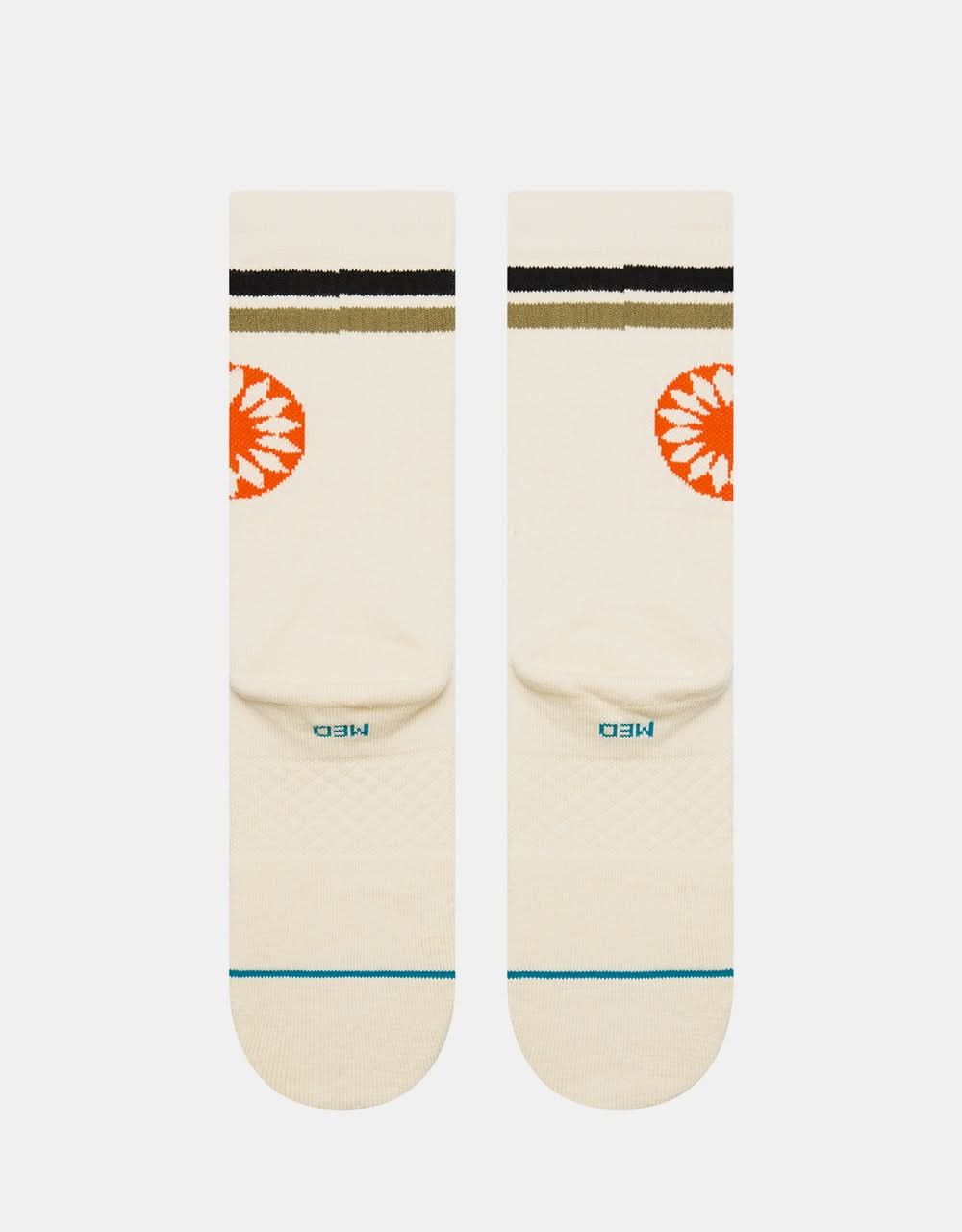 Stance Sun Dial Crew Socks - Cream