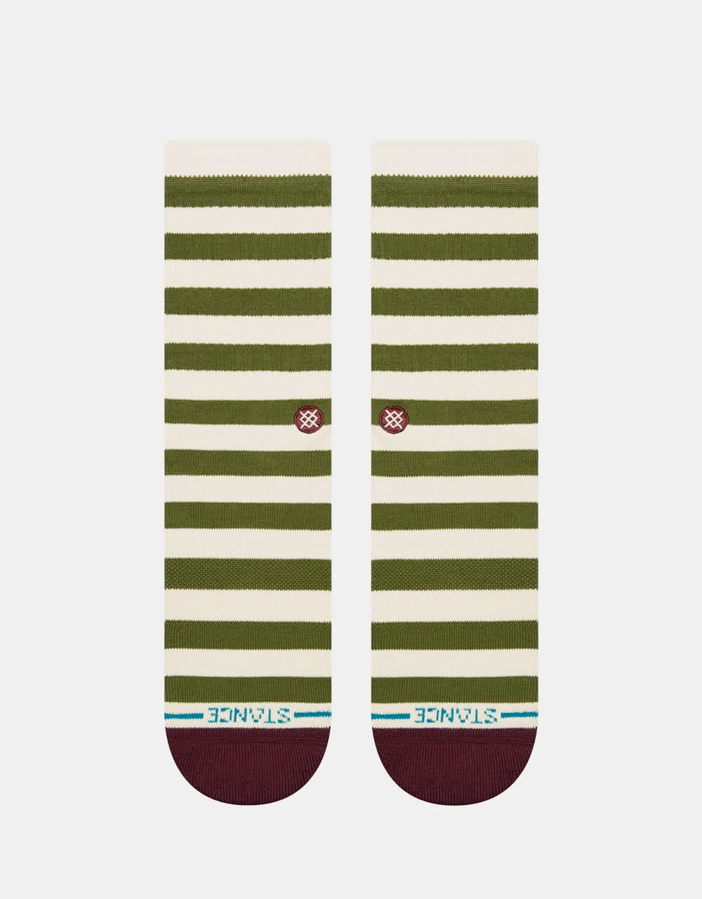 Stance Breton Crew Socks - Green