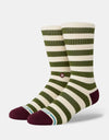 Stance Breton Crew Socks - Green