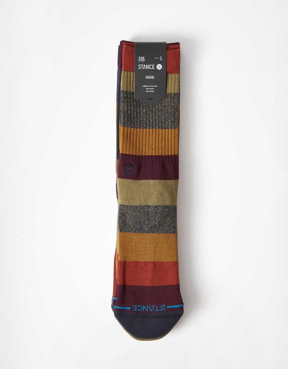 Stance Cabin Fever Crew 3 Pack Crew Socks - Multi