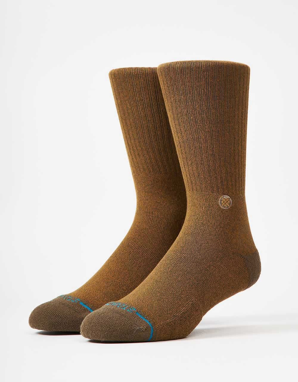 Stance Cubical Crew 3 Pack Crew Socks - Chive