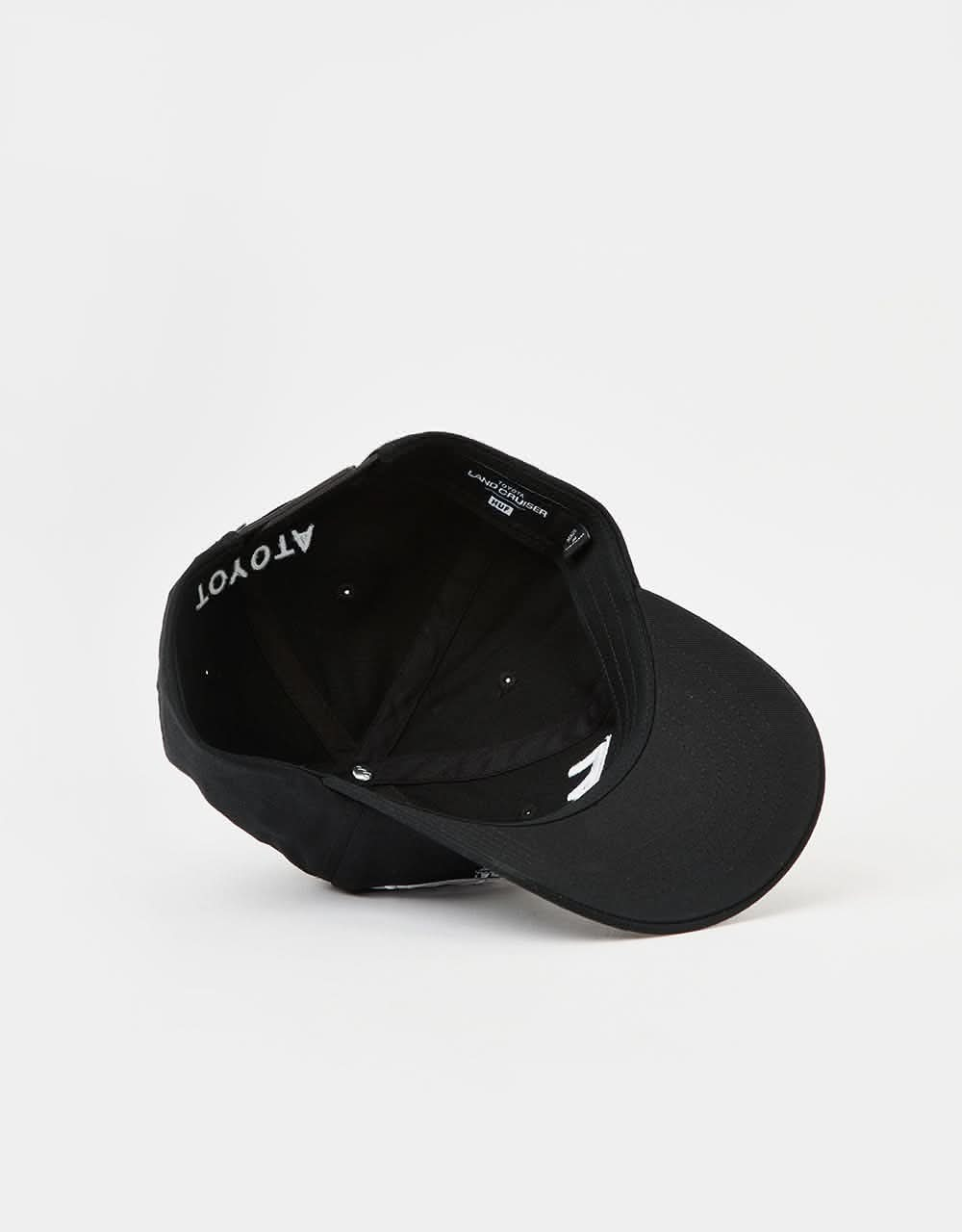 HUF x Toyota Land Cruiser Parts & Service Snapback Cap - Black