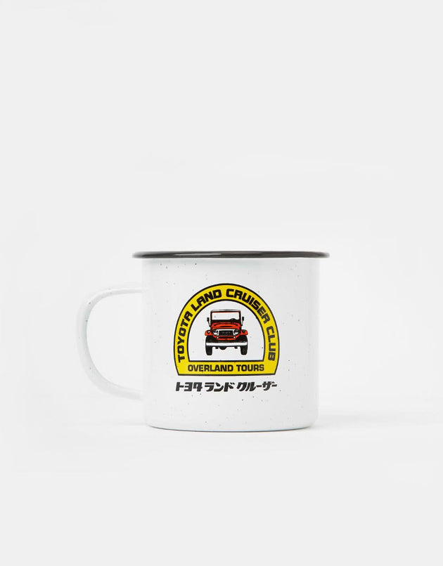 HUF x Toyota Land Cruiser Coffee Break Enamel Cup - White