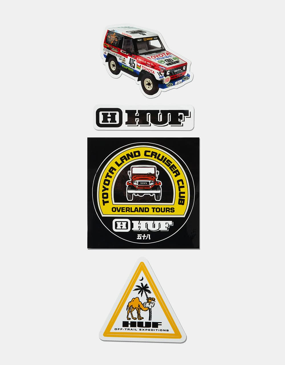 HUF x Toyota Land Cruiser Land Cruiser Decal Set - Multi