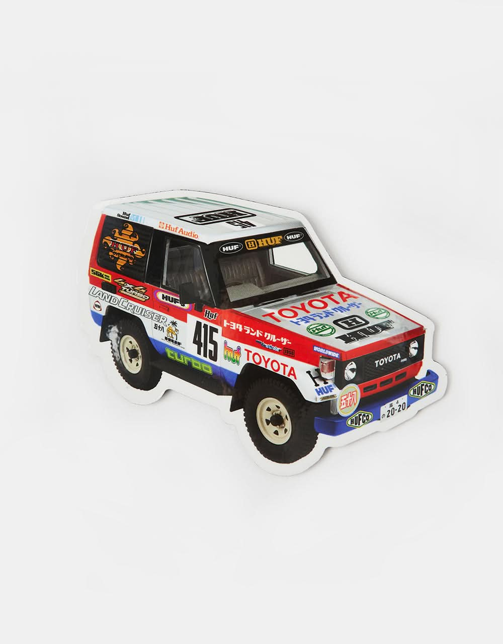 HUF x Toyota Land Cruiser Sahara Rally Magnet - Multi