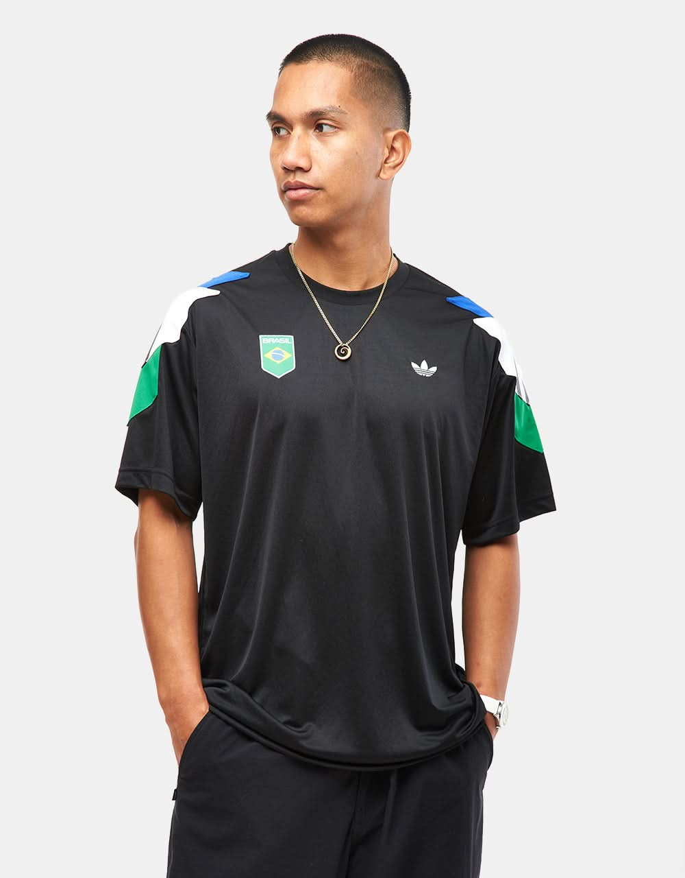 adidas x Criola 'Team Brasil' Power of 3 Jersey - Black