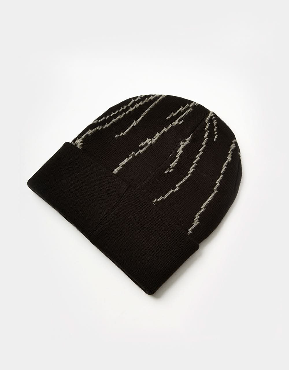 Independent Lightning Stripe Beanie - Black Lightning Stripe