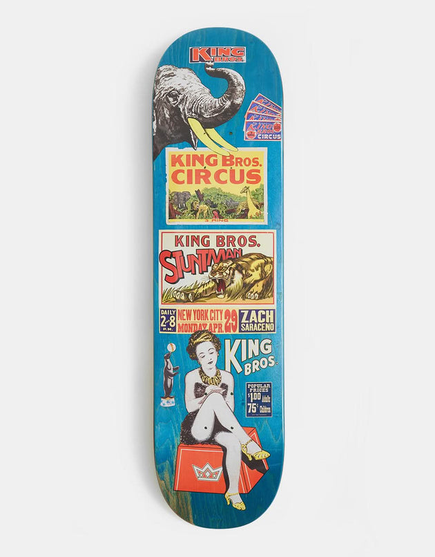 King Zach "Bros" Skateboard Deck - 8.18"