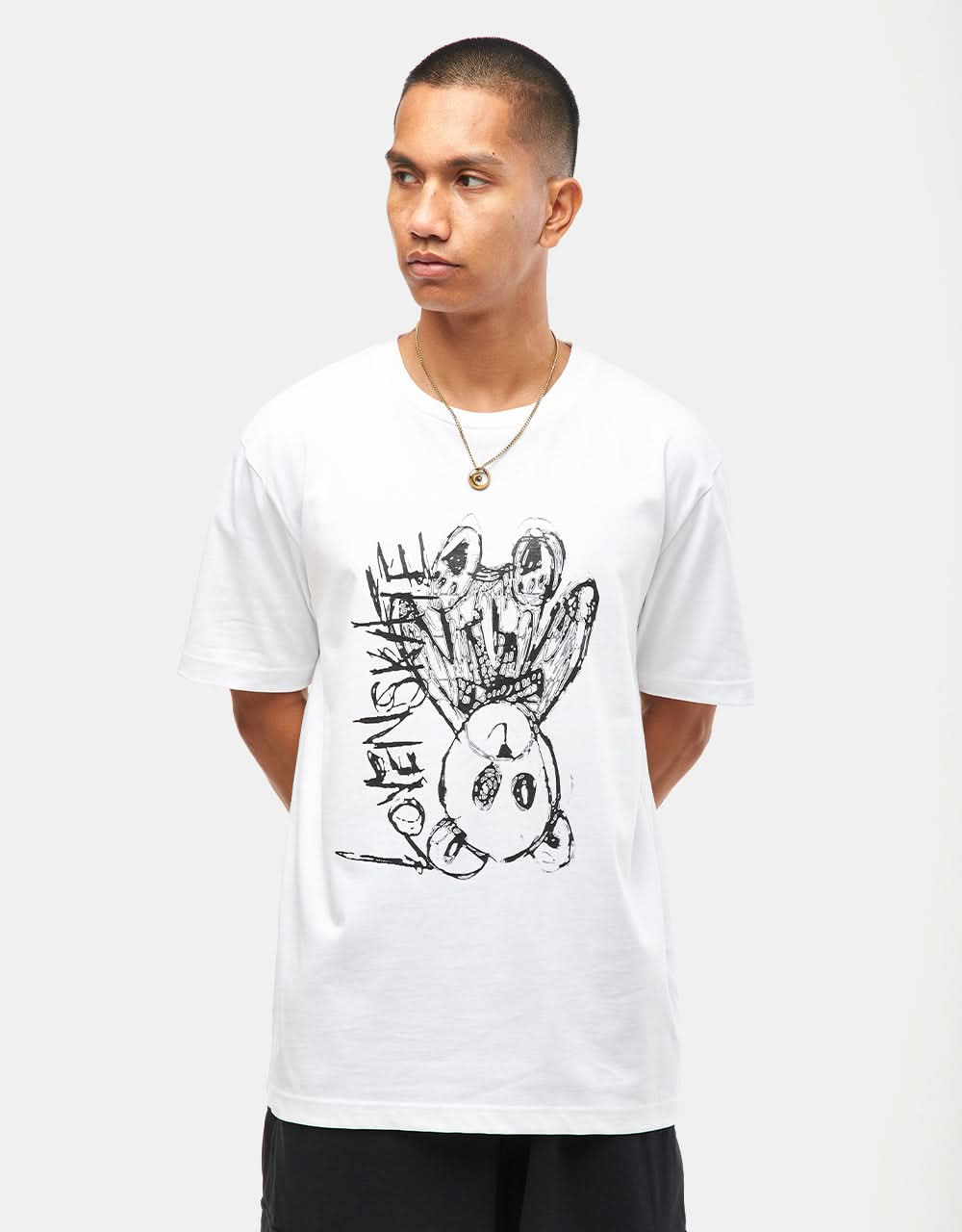 Lovenskate x Mikey Patrick Bear Logo T-Shirt - White