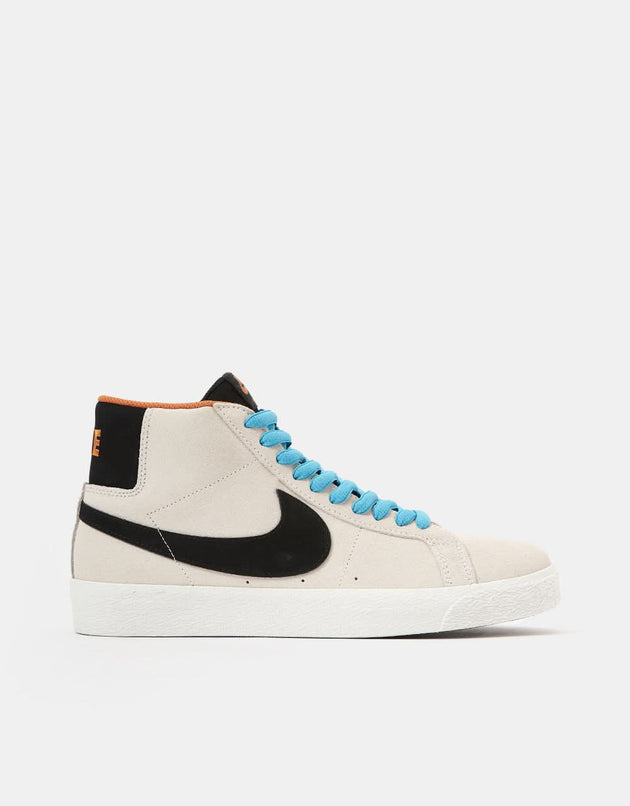 Nike SB 'Safari Electric Pack' Zoom Blazer Mid Skate Shoes - Phantom/Black-Monarch-Summit White